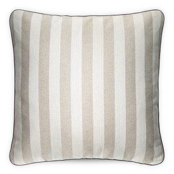 Annabelle, 3 cm stripe with Black Piping